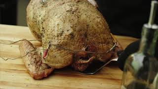 How to Grill a Turkey on a Gas Grill [upl. by Kunkle]