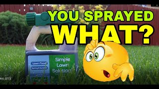 How To Apply Liquid Fertilizer To Your Lawn [upl. by Artemus]