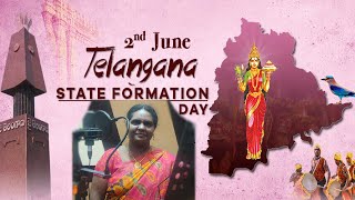 Telangana Formation Day Song By Navaneetha Solleti  Navs Ghalam [upl. by Netsew657]