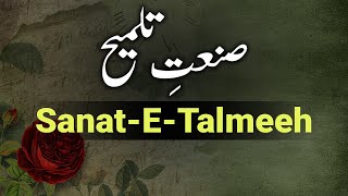 Sanat E Talmeeh Example In Urdu  Sanate Talmeeh Ki Tareef  Urdu Grammar  صنعت تلمیح [upl. by Anitsihc260]