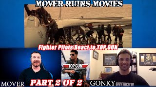 Fighter Pilots React to TOP GUN 1986 Part 2 of 2  Mover Ruins Movies [upl. by Cher]