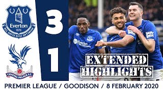 INCREDIBLE CLIMB UNDER ANCELOTTI CONTINUES  EXTENDED HIGHLIGHTS EVERTON 31 CRYSTAL PALACE [upl. by Basilius]