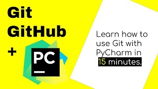 How to use Git and GitHub with PyCharm  Quick Tutorial on basics [upl. by Derreg260]