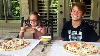 MattyBRaps vs Sarah Grace  The Pizza Challenge [upl. by Elyrehc958]