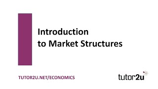 Introduction to Market Structures Introduction  Economics Revision [upl. by Freyah]