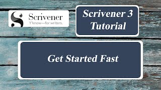 Scrivener 3 For Windows Quick Start Guide 2021 [upl. by Dugaid]