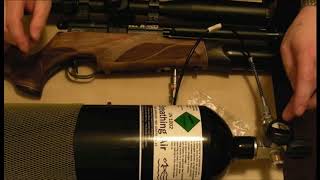 BSA R10 charging PCP rifle filling [upl. by Carie]