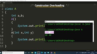 Constructor Overloading in Java  Learn Coding [upl. by Kronfeld]