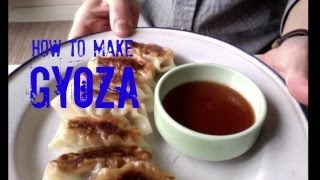 How to Make Gyoza  Japanese dumplings [upl. by Fechter]