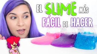 SLIME SIN PEGAMENTO SUUUPER FÁCIL [upl. by Ayotahc998]