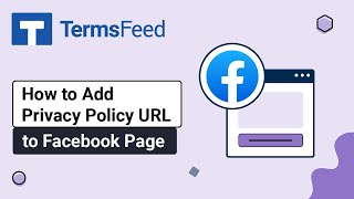 How to Add Privacy Policy URL to Facebook Page [upl. by Hardunn422]