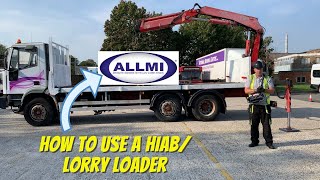 ALLMI Lorry loader training Lifting techniques 🚛🏗 [upl. by Nawiat680]