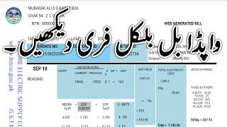 Check online electricity bill Pakistan  LESCO Bill  IESCO Bill  Ke Electric Bill [upl. by Ahsitaf]