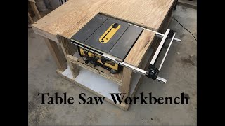 How to build a table saw workbench  Full Project [upl. by Aima]