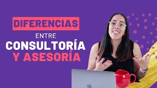 📌 DIFERENCIAS entre CONSULTORÍA y ASESORÍA  Para marcas personales [upl. by Sucramaj]