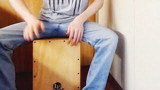 Cajon Tutorial Basic Beat Lesson [upl. by Arremat4]