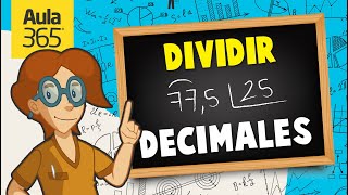 ¿Cómo dividir decimales  Videos educativos Aula365 [upl. by Meletius359]