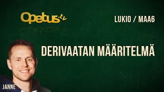 Derivaatan määritelmä [upl. by Corbie564]