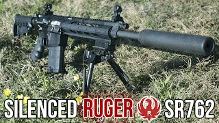 Silenced Ruger SR762 Piston AR10 Review [upl. by Hoffman]