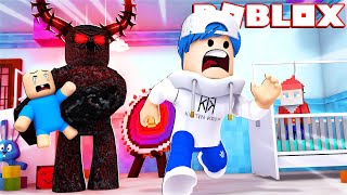 DAYCARE MONSTER is BACK Roblox Daycare 2Story  Kin Tin Plays [upl. by Naliorf]