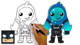 How to Draw RIPPLEY  NEW Fortnite Season 11 Skin [upl. by Lupita565]