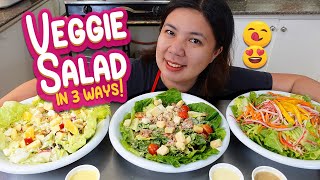 3 Vegetable Salad Recipes [upl. by Gardner]