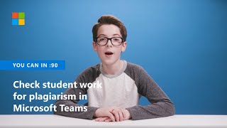 How to check student work for plagiarism in Microsoft Teams [upl. by Keever]