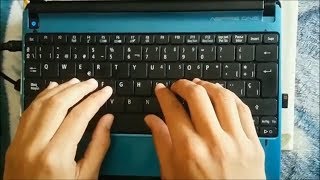 CÓMO ESCRIBIR EN TECLADO SIN VER  SÚPER FÁCIL  FAMA WOW [upl. by Encrata416]