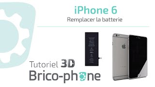 Tuto iPhone 6  Comment changer la batterie démontage  remontage HD 3D [upl. by Jennette948]