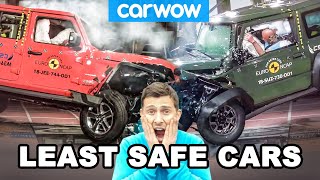 The LEAST SAFE new cars to CRASH in [upl. by Loydie]