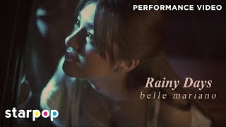 Rainy Days  Belle Mariano Performance Video [upl. by Yrrac352]