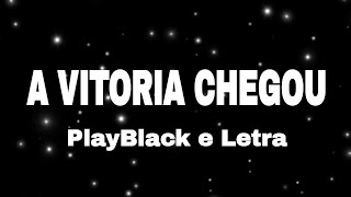 A VITORIA CHEGOU AURÉIA DOURADO  PLAYBLACK E LETRA [upl. by Hammock517]