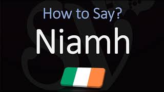 How to Pronounce Niamh CORRECTLY Irish Names Pronunciation [upl. by Nickles]