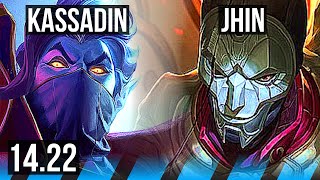 KASSADIN vs JHIN MID  Dominating  BR Grandmaster  1422 [upl. by Nerrad]