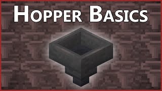 Minecraft Hoppers Basics [upl. by Venetia]