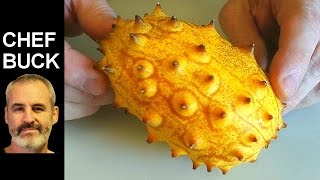 Kiwano  How to Eat a Horned Melon [upl. by Yennor]