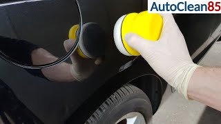 AUTO POLIEREN  Kratzer entfernen mit der Handpolitur  Autolack aufbereiten [upl. by Zampardi]