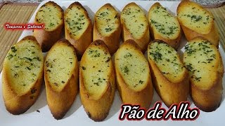 PÃO DE ALHO receita rápida [upl. by Senecal]