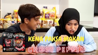 GHOST PEPPER CHALLENGE   MARSYA KENA PAKSA MAKAN DGN AM [upl. by Brianne]