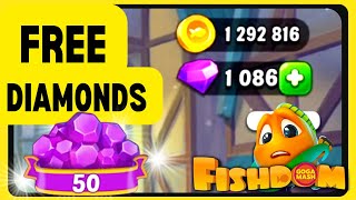 5 Ways How To Get FREE Diamonds in Fishdom [upl. by Riplex]