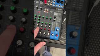 Connect Yamaha MG 10XU Mixer to venue sound systemDJ tips [upl. by Iams]