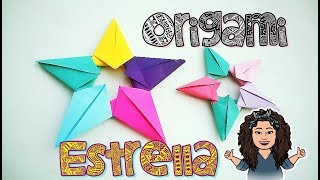 Como hacer una estrella de papel origami [upl. by Gibbeon]