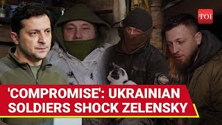 If You Dont Compromise Ukrainian Soldiers Enraged After ZelenskyTrump Fight [upl. by Annoyek]