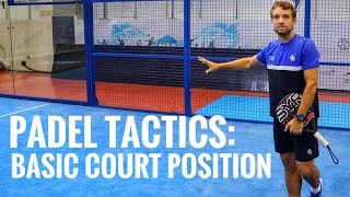 Padel Tactics Basic Court Position [upl. by Mona]