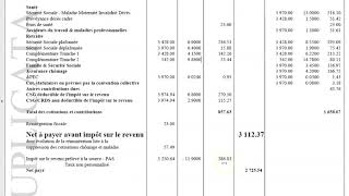 P4 Le calcul des cotisations sociales dans le bulletin de paye [upl. by Husein]