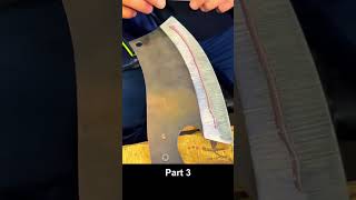 Making A Cleaver From A Saw Blade  Part 3 [upl. by Ennairoc]