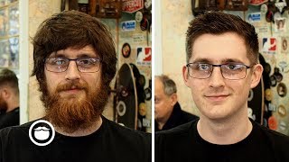 Epic Haircut and Beard Transformation [upl. by Rosemare487]