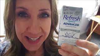 Refresh Optive Advanced Lubricant Eye Drops Review [upl. by Frendel]