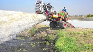 The Amazing Powerful Water Pump Thai Farmers Invented [upl. by Ramedlav]