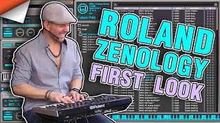 Roland Zenology Plugin Synthesizer Demo amp Fun [upl. by Esiocnarf]